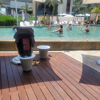 TRS Coral - This was a water cycling class - Hotels Near Me - Cancún, ROO