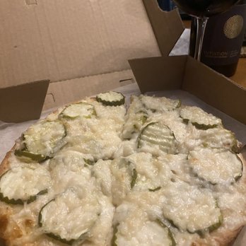Country Style Pizza - Vegan Pickle Rick (yes, those are pickles) (5/5 recommend) - Pizza Near Me - Bridgeville, Pennsylvania Country Style Pizza - Vegan Pickle Rick (yes, those are pickles) (5/5 recommend) - Pizza Near Me - Bridgeville, Pennsylvania