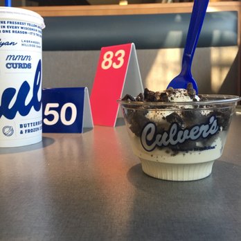 Culver's - Cookies and cream ice cream - Burgers Near Me - Stuart, Florida