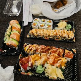 Enhanced photo. Ordered chicken wings, Philly, (next Idk which is which) lightening, titanic, firecracker, bagel deluxe Enhanced photo. Ordered chicken wings, Philly, (next Idk which is which) lightening, titanic, firecracker, bagel deluxe