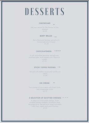 Menu photo 5 MacGregors Inverness, HLD Menu photo 5 MacGregors Inverness, HLD