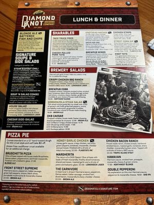 Menu photo 8 Diamond Knot Brewpub @ MLT Mountlake Terrace, WA Menu photo 8 Diamond Knot Brewpub @ MLT Mountlake Terrace, WA