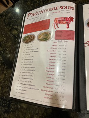 Menu photo 1 Pho Lee Escondido, CA