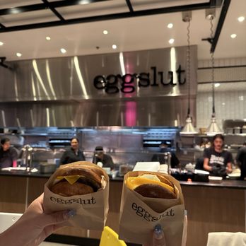 Eggslut - Sausage, Egg & Cheese & Cheeseburger - Breakfast & Brunch Near Me - Las Vegas, Nevada
