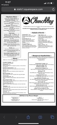 Menu photo 7 Churchkey Modesto, CA