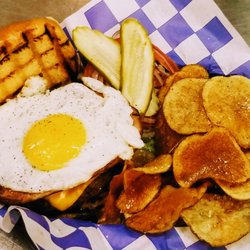 Scooter's - The Famous Burnin Daylight Burger!