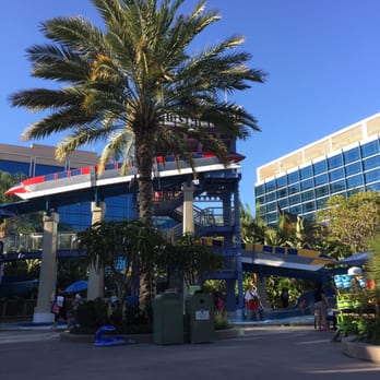 Disneyland Pool - Monorail water slide and toddler zone - Playgrounds Near Me Disneyland Pool - Monorail water slide and toddler zone - Playgrounds Near Me