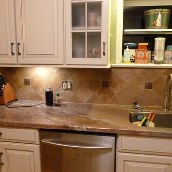 J.T. Marble & Granite Designs - fire bordeaux granite,travertine splash w/ keys - General Contractors Near Me J.T. Marble & Granite Designs - fire bordeaux granite,travertine splash w/ keys - General Contractors Near Me