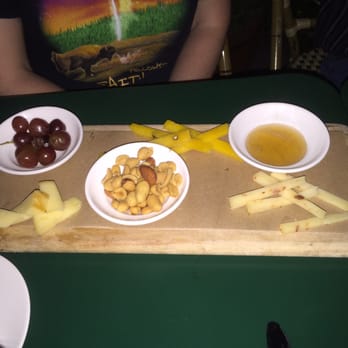 Felice 83 - This is good for a child's snack. Not for THREE! Rip offs. $17 for this. With one rotten grape. - Wine Bars Near Me - New York, New York