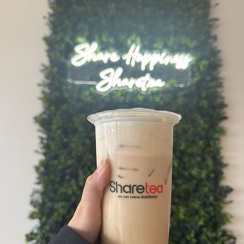 Sharetea - Honey Pearl Oolong Milk Tea with Creama - Bubble Tea Near Me - Morton Grove, Illinois Sharetea - Honey Pearl Oolong Milk Tea with Creama - Bubble Tea Near Me - Morton Grove, Illinois