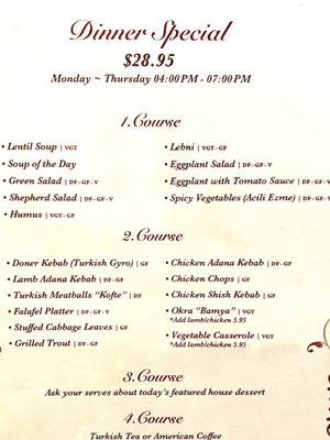 Menu photo 5 ABA Turkish Restaurant New York, NY