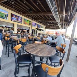 The Fat Frog - Lots of seating options and heaters!