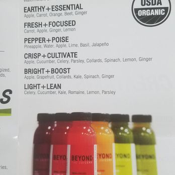 Beyond Juicery + Eatery - Menu - Juice Bars & Smoothies Near Me - Shelby Township, Michigan