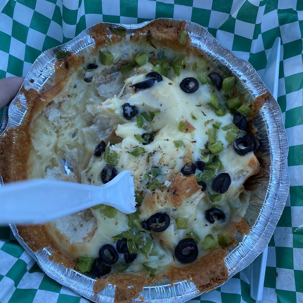 Dough Depot - Pizza pretzel bites w/ black olives & green peppers - Cafes Near Me - Kimmswick, Missouri Dough Depot - Pizza pretzel bites w/ black olives & green peppers - Cafes Near Me - Kimmswick, Missouri