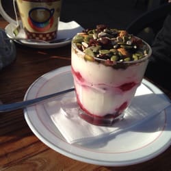 Rymill Park Kiosk - Fruit and yoghurt. Yum!