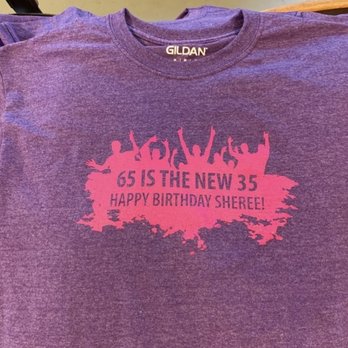 Sam's Shirts - Deck out all your guests for your socially distant/virtual birthday party during Covid season - Screen Printing/T-Shirt Printing Near Me