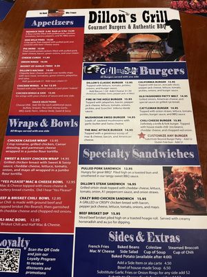 Menu photo 3 Dillon's Grill Prineville, OR