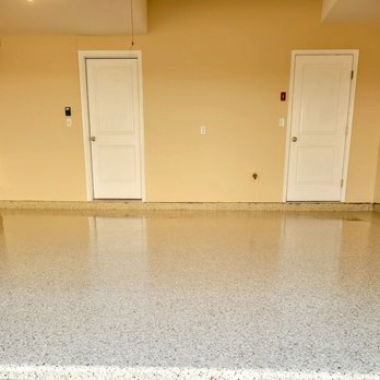 Duramax Concrete Coatings - Garage after the polyaspartic coating. A real nice shine too it as well as the right amount of texture for a solid footing. - Masonry/Concrete Near Me - Narvon, Pennsylvania Duramax Concrete Coatings - Garage after the polyaspartic coating. A real nice shine too it as well as the right amount of texture for a solid footing. - Masonry/Concrete Near Me - Narvon, Pennsylvania