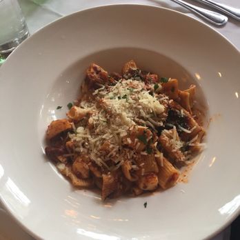 Serratto - Rigatoni with spicy sausage - Italian Near Me - Portland, Oregon Serratto - Rigatoni with spicy sausage - Italian Near Me - Portland, Oregon