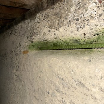 Foundation Solutions - Photo provided by foundation solutions showing the shallow depth of the repair. - Foundation Repair Near Me - Santa Clara, California