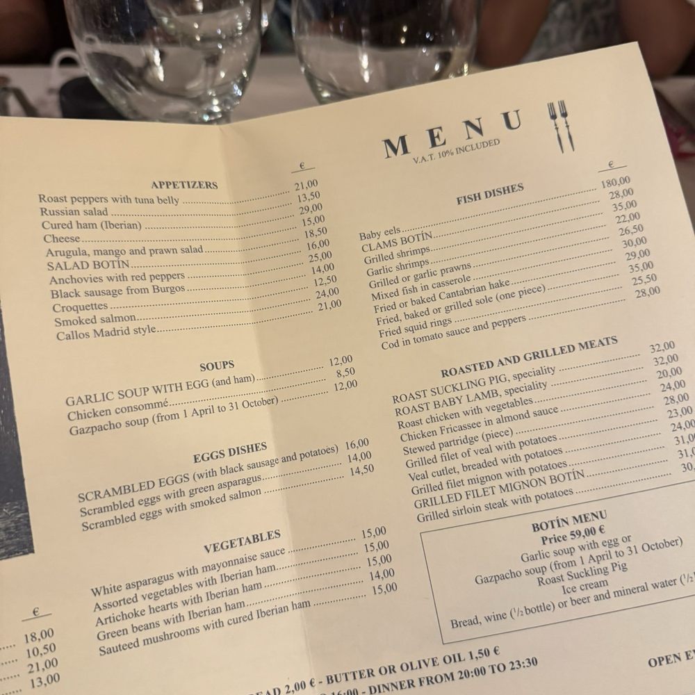 Botín - Spanish Near Me - Madrid, M
