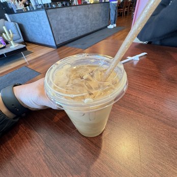 Xulo Coffee Bar - Dulce de leche latte (cold) - Coffee & Tea Near Me - Elk Grove, California