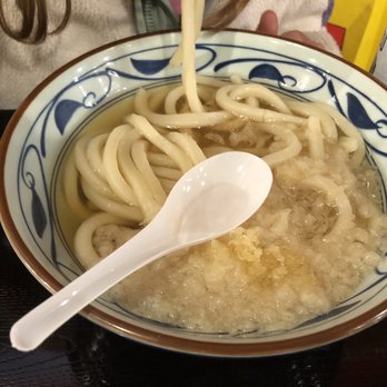 Marugame Udon - Kake udon with added tempura flakes - Japanese Near Me - Costa Mesa, California