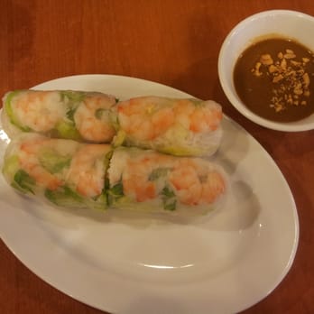 Pho Phu Thinh Restaurant - shrimp salad rolls with a very peanuty peanut sauce - Vietnamese Near Me - Coquitlam, British Columbia Pho Phu Thinh Restaurant - shrimp salad rolls with a very peanuty peanut sauce - Vietnamese Near Me - Coquitlam, British Columbia