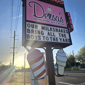 Delsa's Ice Cream Parlour - I love the sign - Ice Cream & Frozen Yogurt Near Me - Boise, Idaho