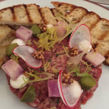 Bouchon - Beef carpaccio - French Near Me - Yountville, California Bouchon - Beef carpaccio - French Near Me - Yountville, California