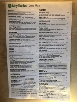 Menu photo 4 May Kaidee New York, NY