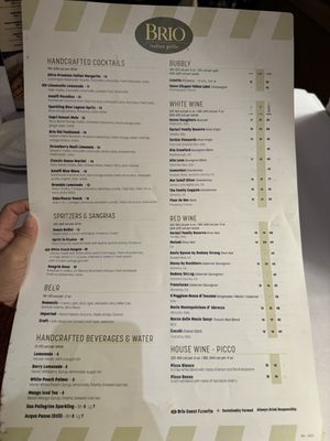 Menu photo 7 Brio Italian Grille Gilbert, AZ