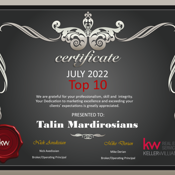 Talin Mardirosians - Keller Williams - Real Estate Agents Near Me - Glendale, California Talin Mardirosians - Keller Williams - Real Estate Agents Near Me - Glendale, California