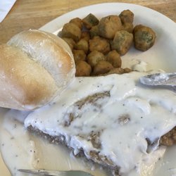 Buffalo Point Restaurant - Chicken Fried Steak (came w dinner salad)