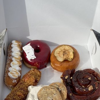 Fan-Fan Doughnuts - Assortment of donuts. Guava cheese was my favorite! - Donuts Near Me - Brooklyn, New York Fan-Fan Doughnuts - Assortment of donuts. Guava cheese was my favorite! - Donuts Near Me - Brooklyn, New York