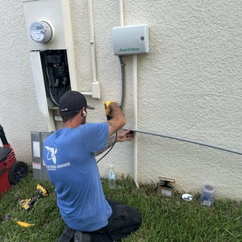 Florida Electrical Services & Contracting - Adding conduit for an exterior receptacle circuit - Electricians Near Me - Sand Lake, Florida