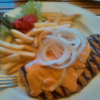 Der Grieche - Mittagstisch: Bifteki mit Pommes (statt Reis) - Greek Near Me - Langenhagen, NI