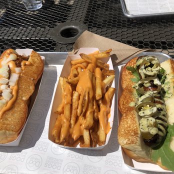 Dog Haus - Chili Idol, cheese fries, Thai Fighter - Burgers Near Me - Carson, California