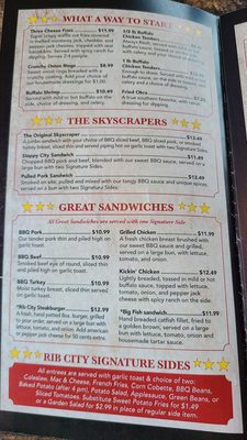Menu photo 2 Rib City Grill Arvada, CO