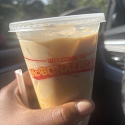 McDonald's - This is AFTER they added extra ice to make it look fuller.
