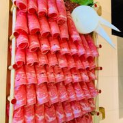 Photo of Mo Ran Gak Restaurant - Garden Grove, CA, United States. Brisket, marinated short ribs, Onions and mushrooms