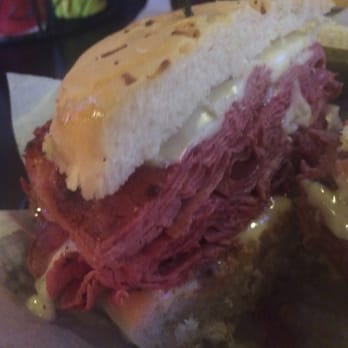 Airport Wheat & Rye - Pastrami on Onion bun - New American Near Me - Romulus, Michigan Airport Wheat & Rye - Pastrami on Onion bun - New American Near Me - Romulus, Michigan