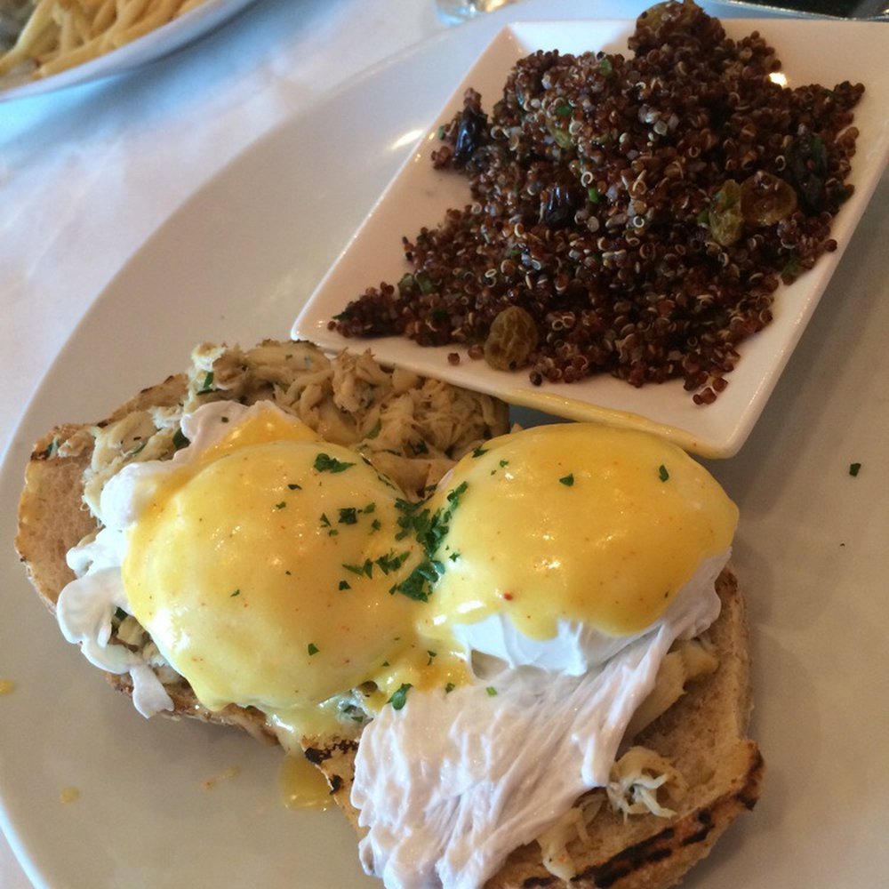 Peacock Cafe - Peacock eggs Benedict with quinoa instead of fries - Wine Bars Near Me - Washington, DC, District of Columbia Peacock Cafe - Peacock eggs Benedict with quinoa instead of fries - Wine Bars Near Me - Washington, DC, District of Columbia