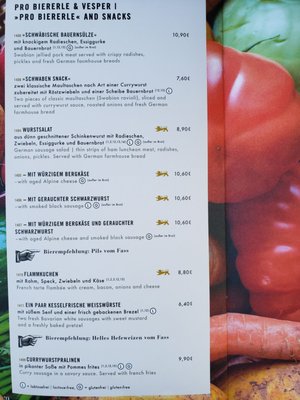 Menu photo 2 Schönbuch Brauhaus Böblingen, BW Menu photo 2 Schönbuch Brauhaus Böblingen, BW