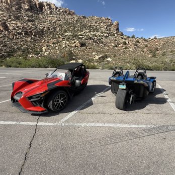 Vegas Drop Top Rentals - The two sling shots my friend and I rented at a view spot in Red Rock Canyon :) - Car Rental Near Me - Las Vegas, Nevada