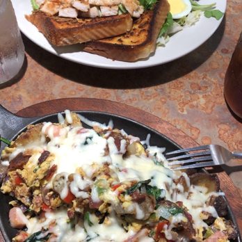 Huckleberry’s - The Mississippi skillet and a chicken salad - Breakfast & Brunch Near Me - Concord, California Huckleberry’s - The Mississippi skillet and a chicken salad - Breakfast & Brunch Near Me - Concord, California