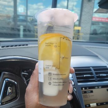 MTea - Fresh coconut with orange - Bubble Tea Near Me - Houston, Texas