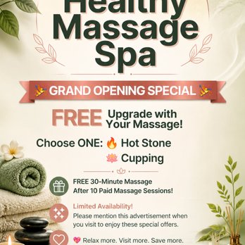 Healthy Massage Center - Massage Near Me - Garland, Texas Healthy Massage Center - Massage Near Me - Garland, Texas