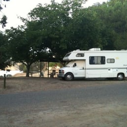 Campsite overlooking lake. Campsite overlooking lake.
