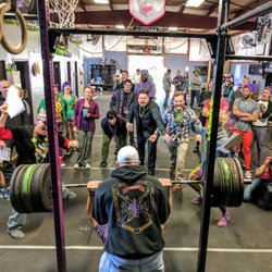 CrossFit Gambit's annual Mardi Gras event.